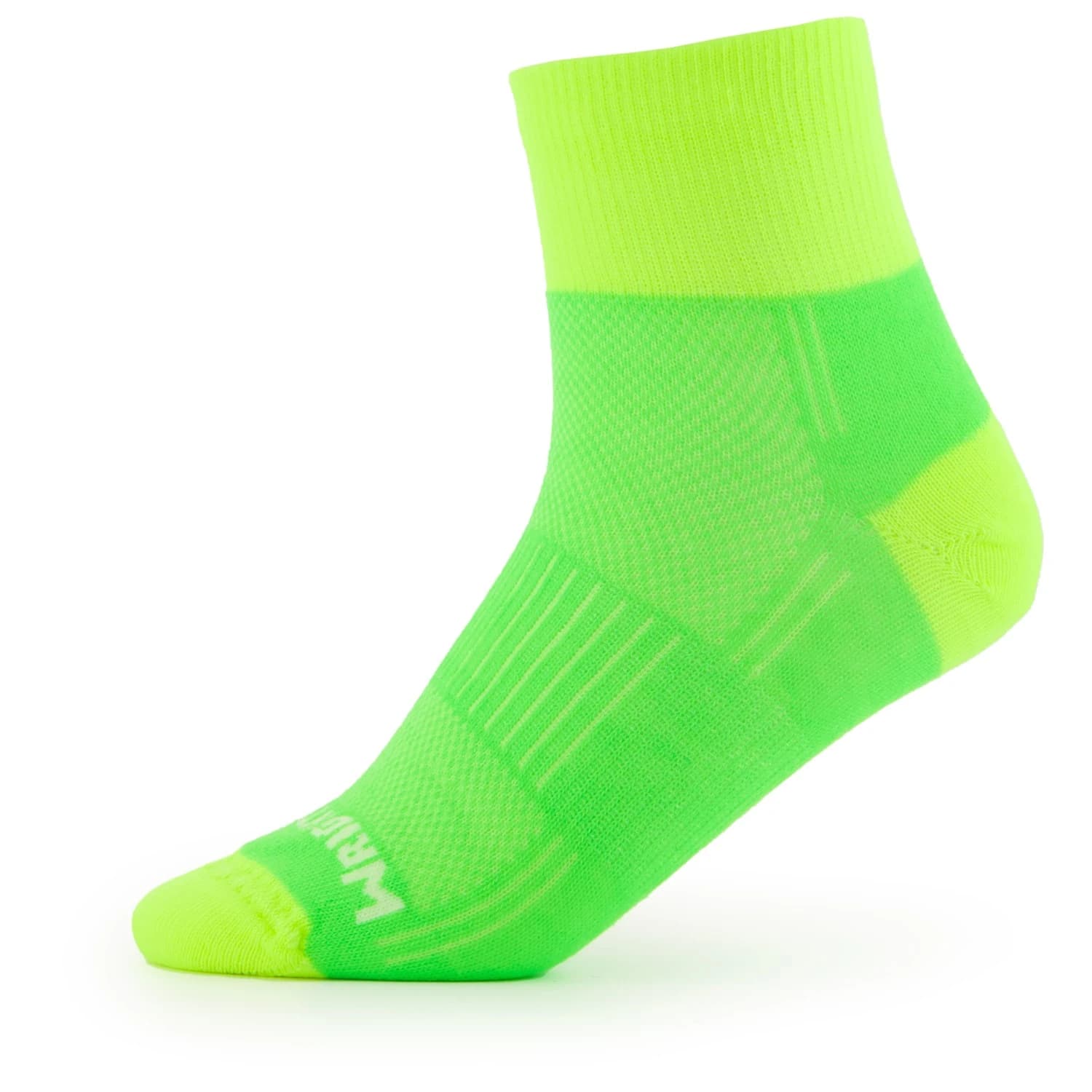 Чорапи за бягане Wrightsock Coolmesh II Quarter Walking socks - Lemon / Lime