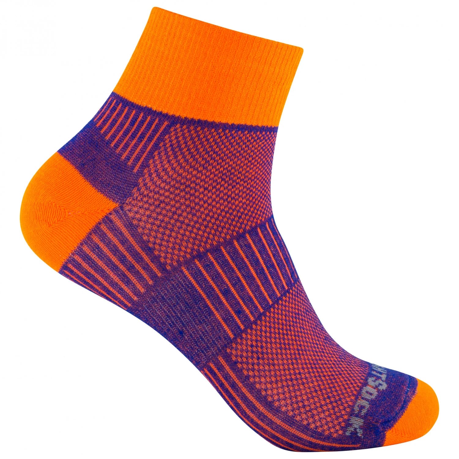 Чорапи за бягане Wrightsock Coolmesh II Quarter Walking socks - Royal / Orange