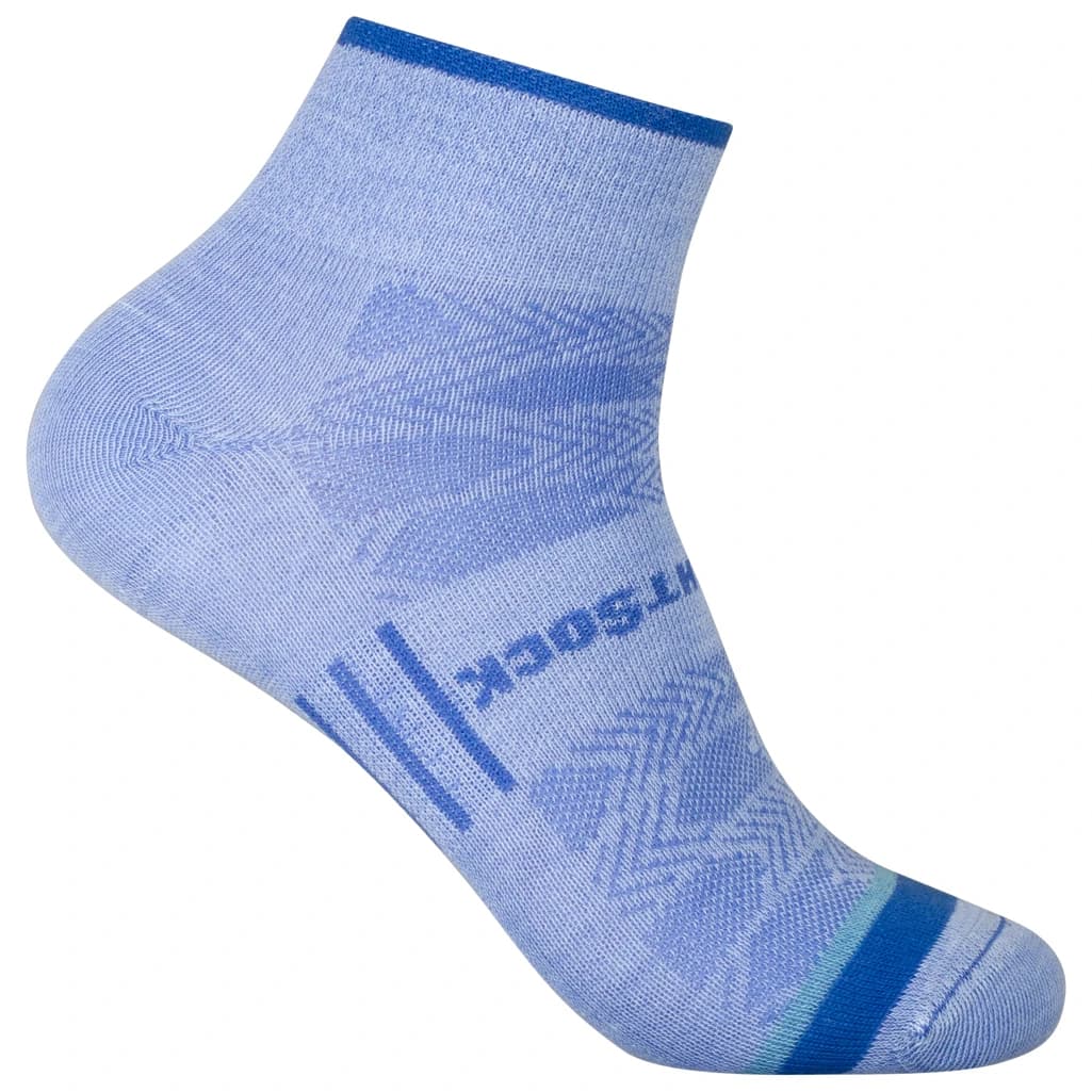 Чорапи за бягане Wrightsock Coolmesh II Quarter Walking socks - Serenity Blue