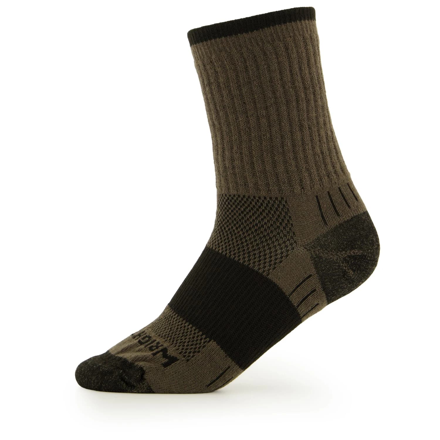 Туристически чорапи Wrightsock Escape Crew Walking socks - Olive Green