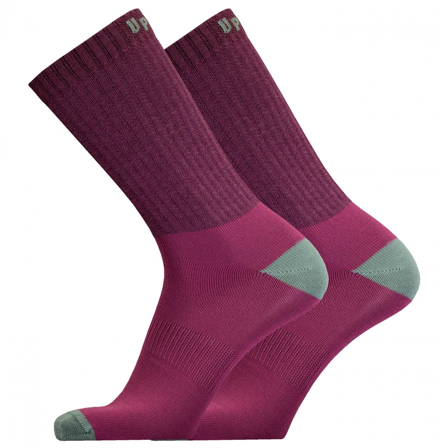 Туристически чорапи UphillSport Posio Hiking 3-Layer Merino Walking socks - Wine / Ocean