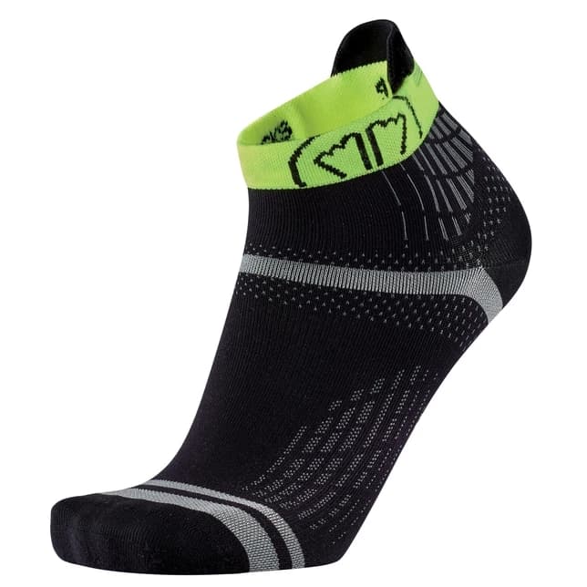 Чорапи за бягане Sidas Run Feel Running socks - Black / Yellow