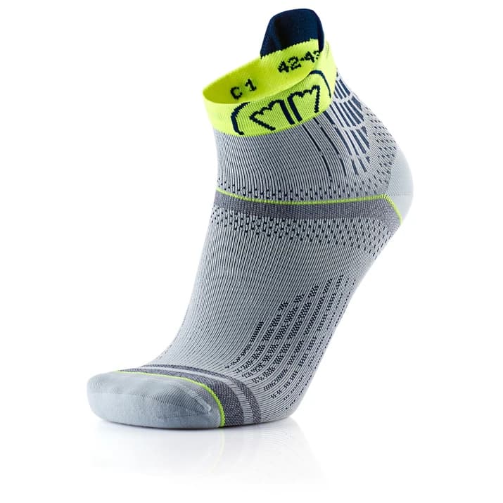 Чорапи за бягане Sidas Run Feel Running socks - Grey / Yellow