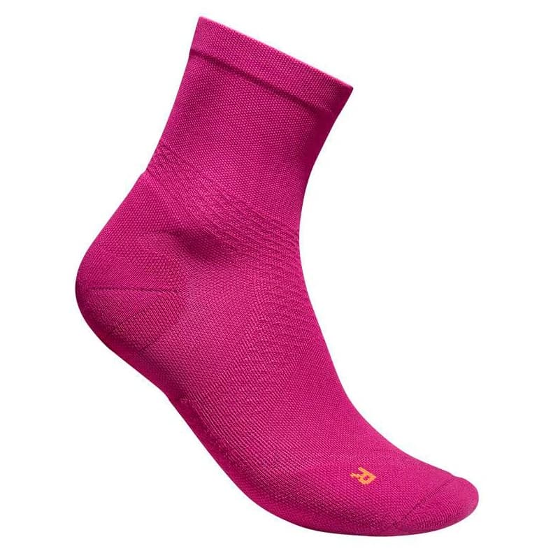 Дамски чорапи за бягане Bauerfeind Sports Women's Run Ultralight Mid Cut Socks Running socks - Berry