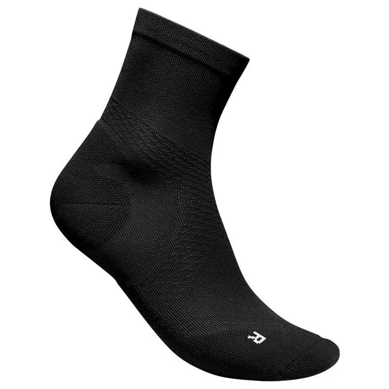 Дамски чорапи за бягане Bauerfeind Sports Women's Run Ultralight Mid Cut Socks Running socks - Black