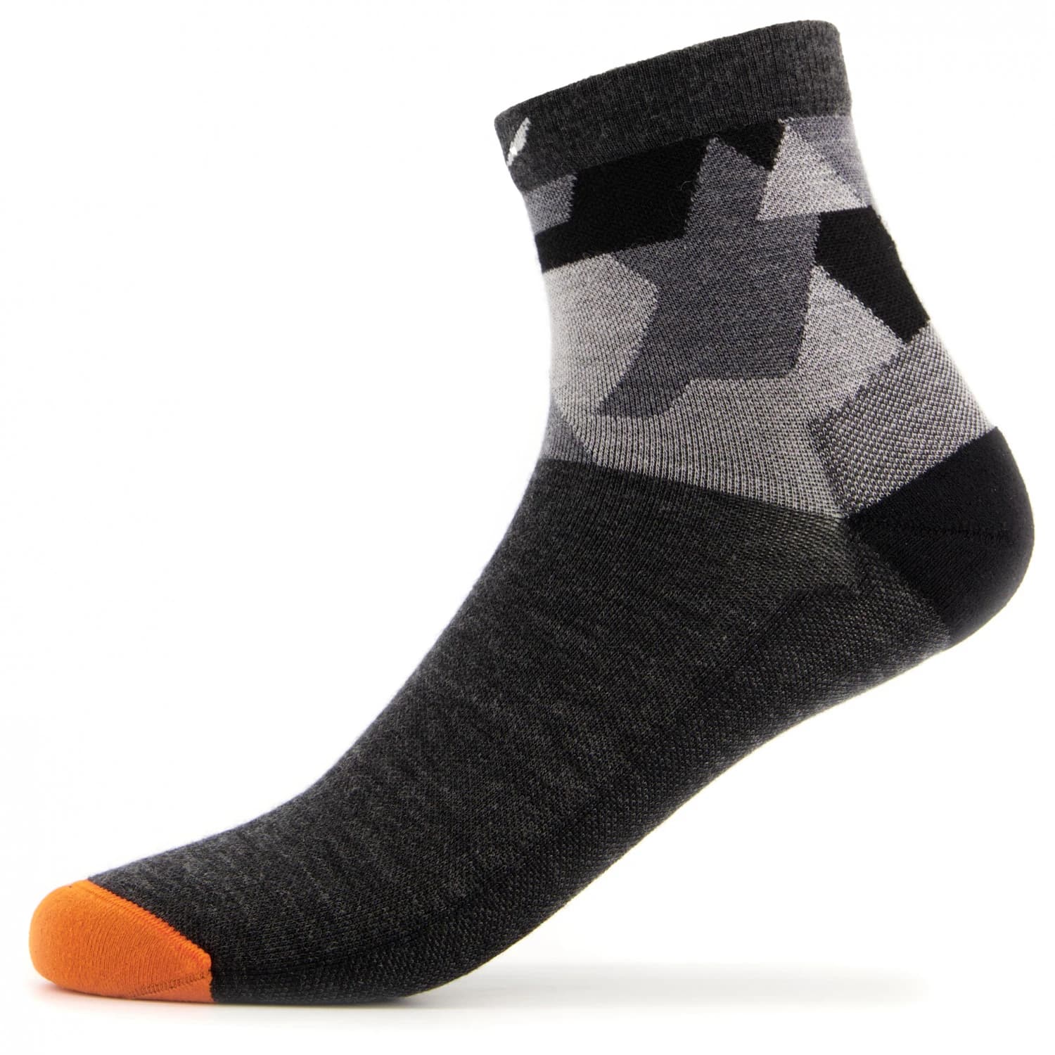 Мъжки туристически чорапи Salewa Pedroc Camu All Mountain QRT Sock Walking socks - Black Out