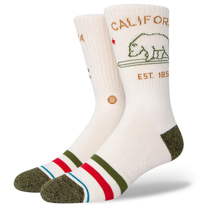 Спортни чорапи Stance California Republic 2 Sports socks - Off White