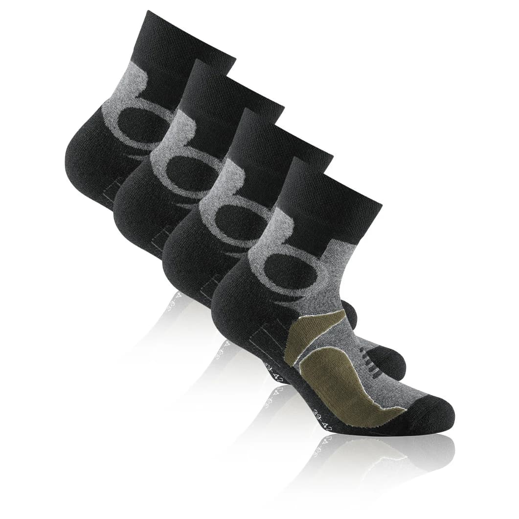 Туристически чорапи Rohner Basic Trekking Quarter 2er Pack Walking socks - Khaki
