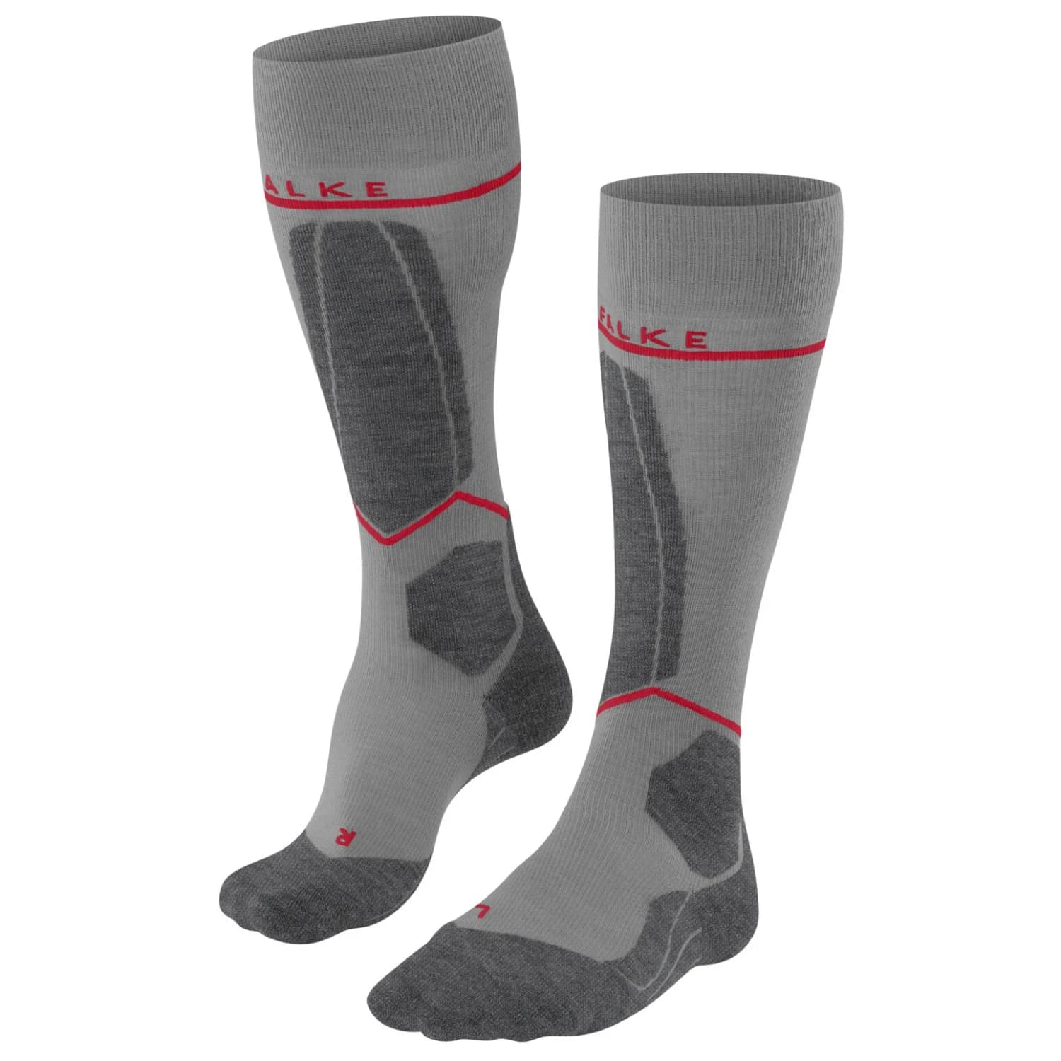Ски чорапи Falke SK4 Energizing Light Ski socks - Light Grey