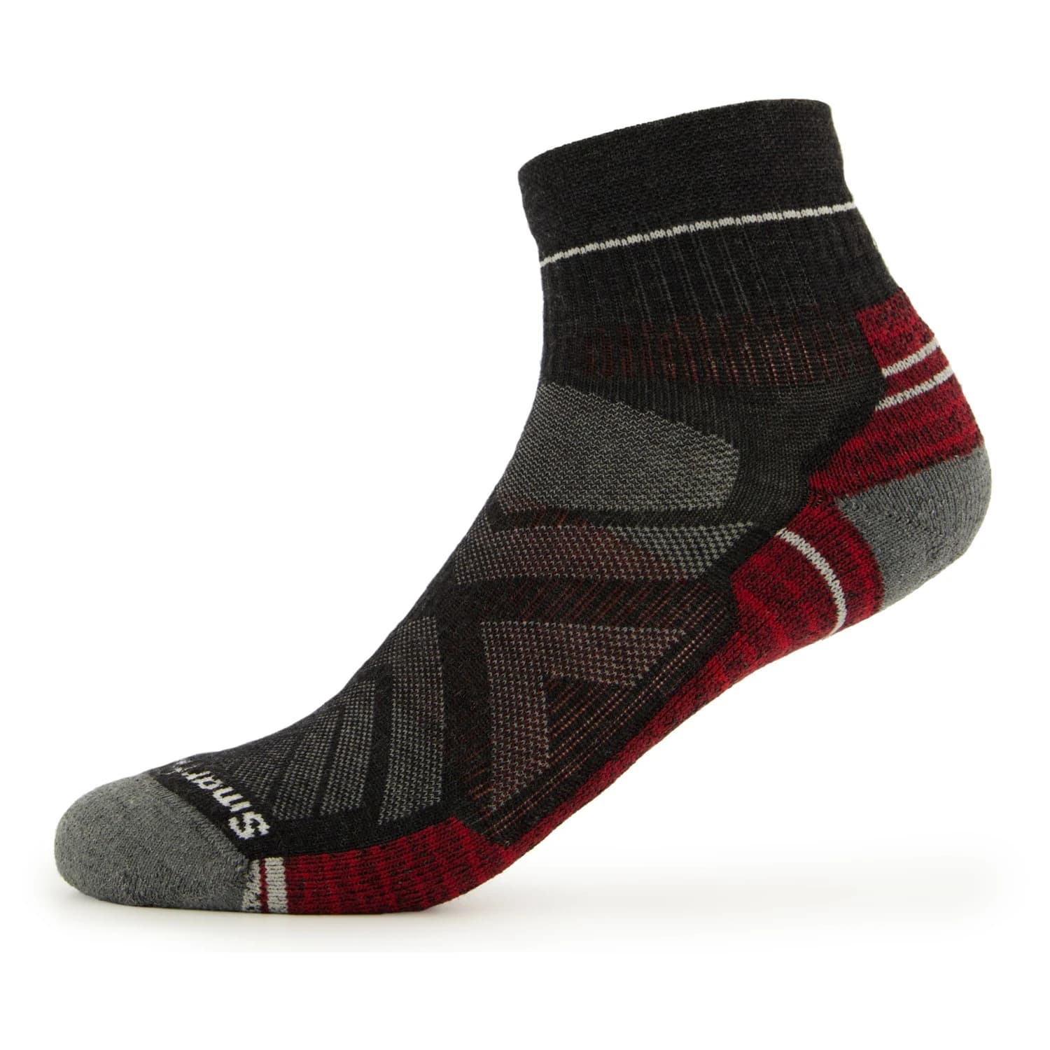 Туристически чорапи Smartwool Hike Light Cushion Ankle Walking socks - Charcoal