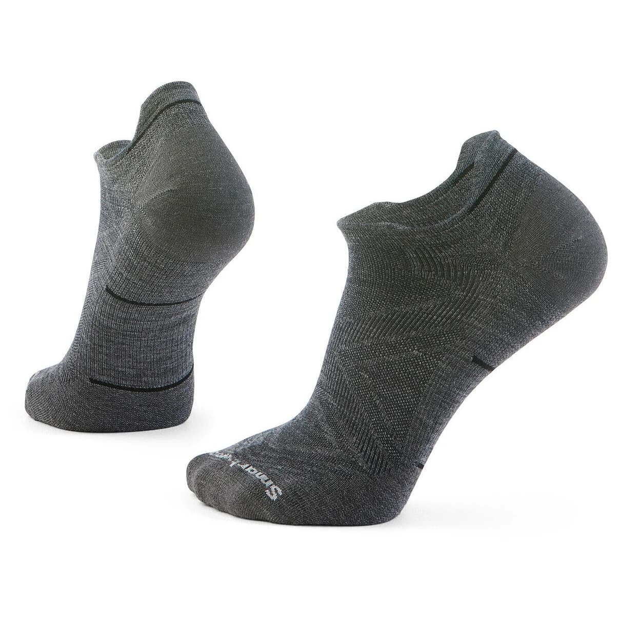Чорапи за бягане Smartwool Run Zero Cushion Low Ankle Running socks - Medium Gray