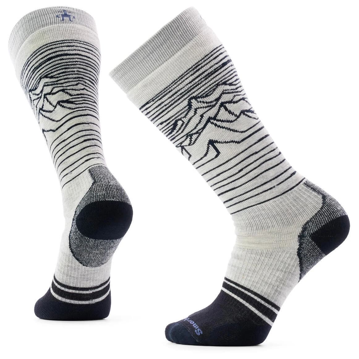Ски чорапи Smartwool Snowboard Full Cushion Iguchi Pattern OTC Ski socks - Ash