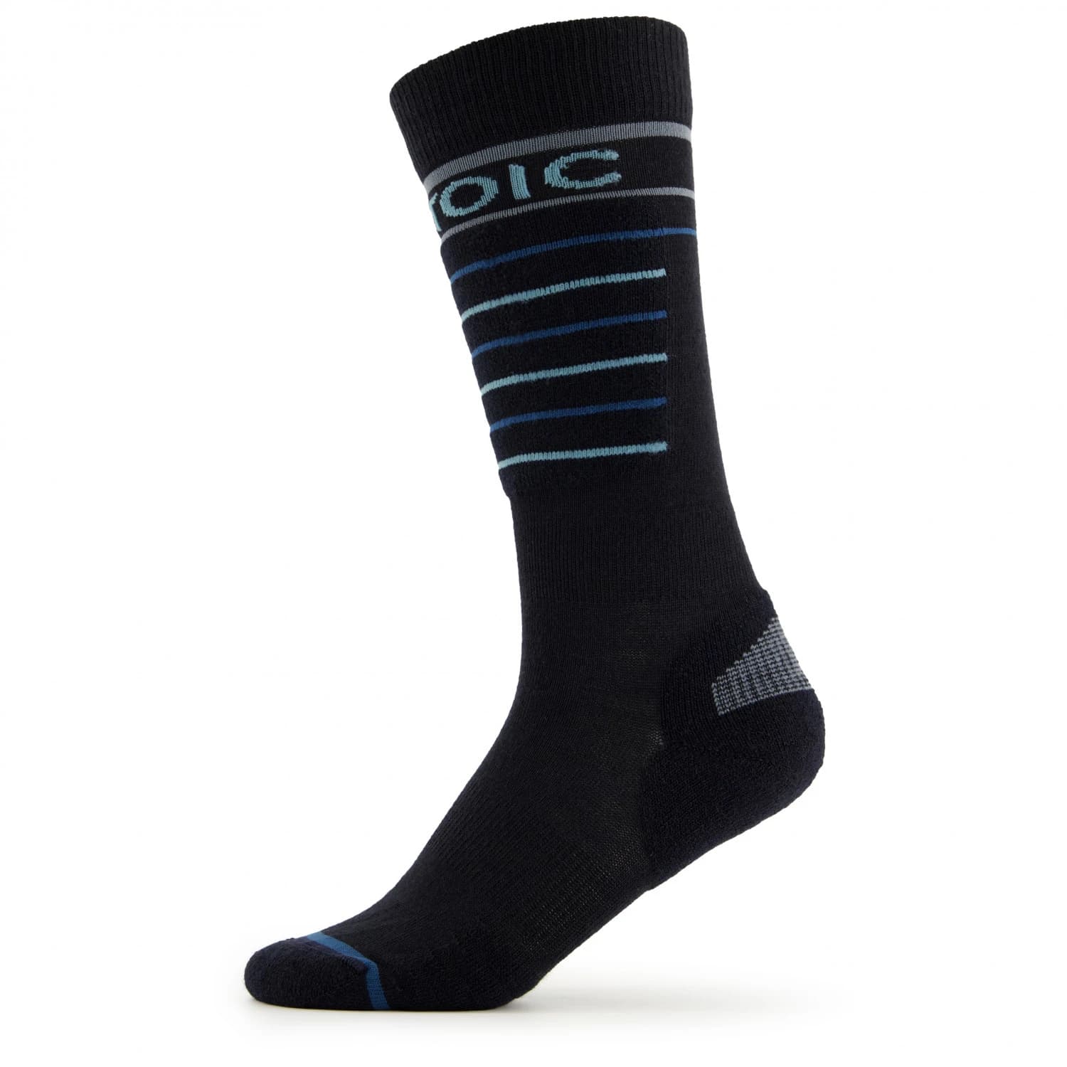 Детски ски чорапи Stoic Kid's Merino Ski Socks - Dark Blue / Blue Striped