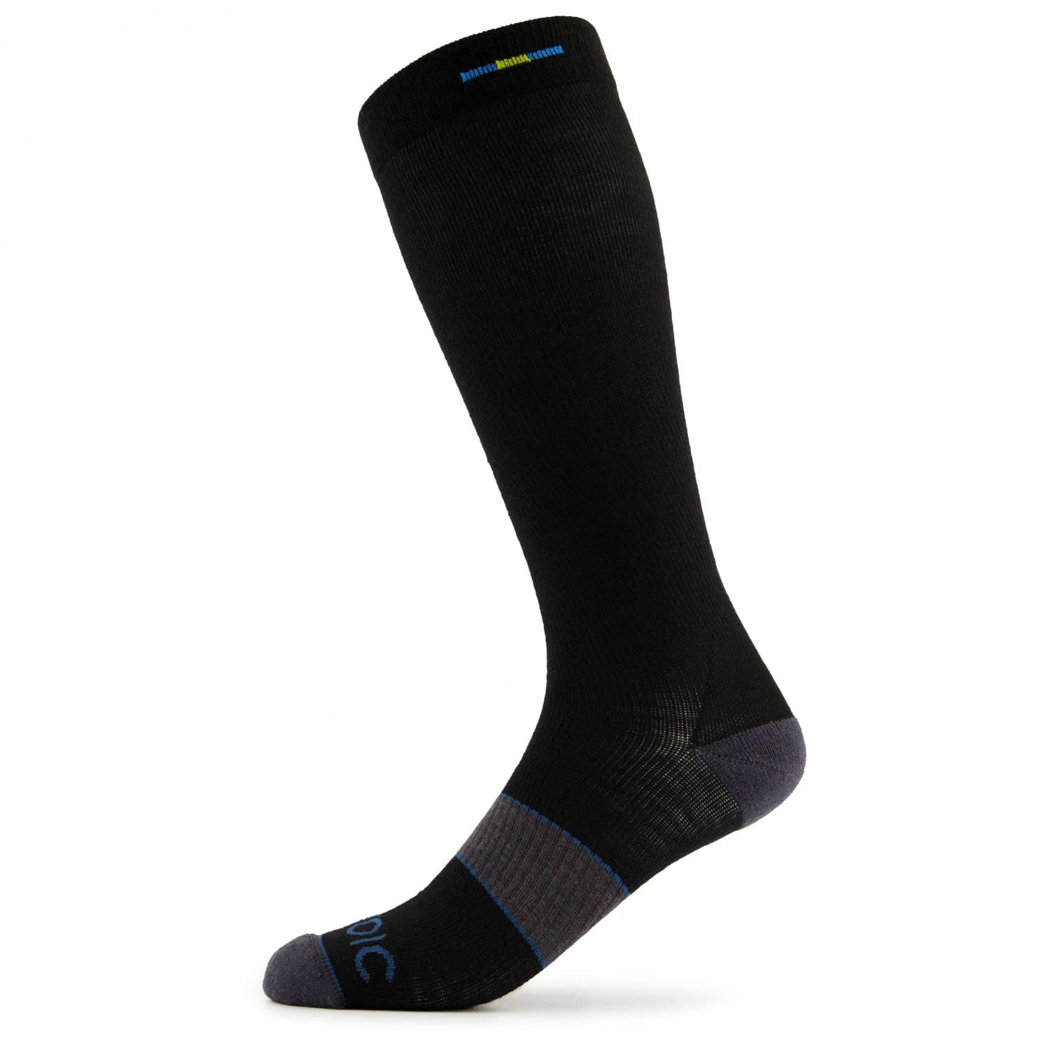 Компресионни чорапи Stoic Merino Light Compression Socks - Black / Monsoon