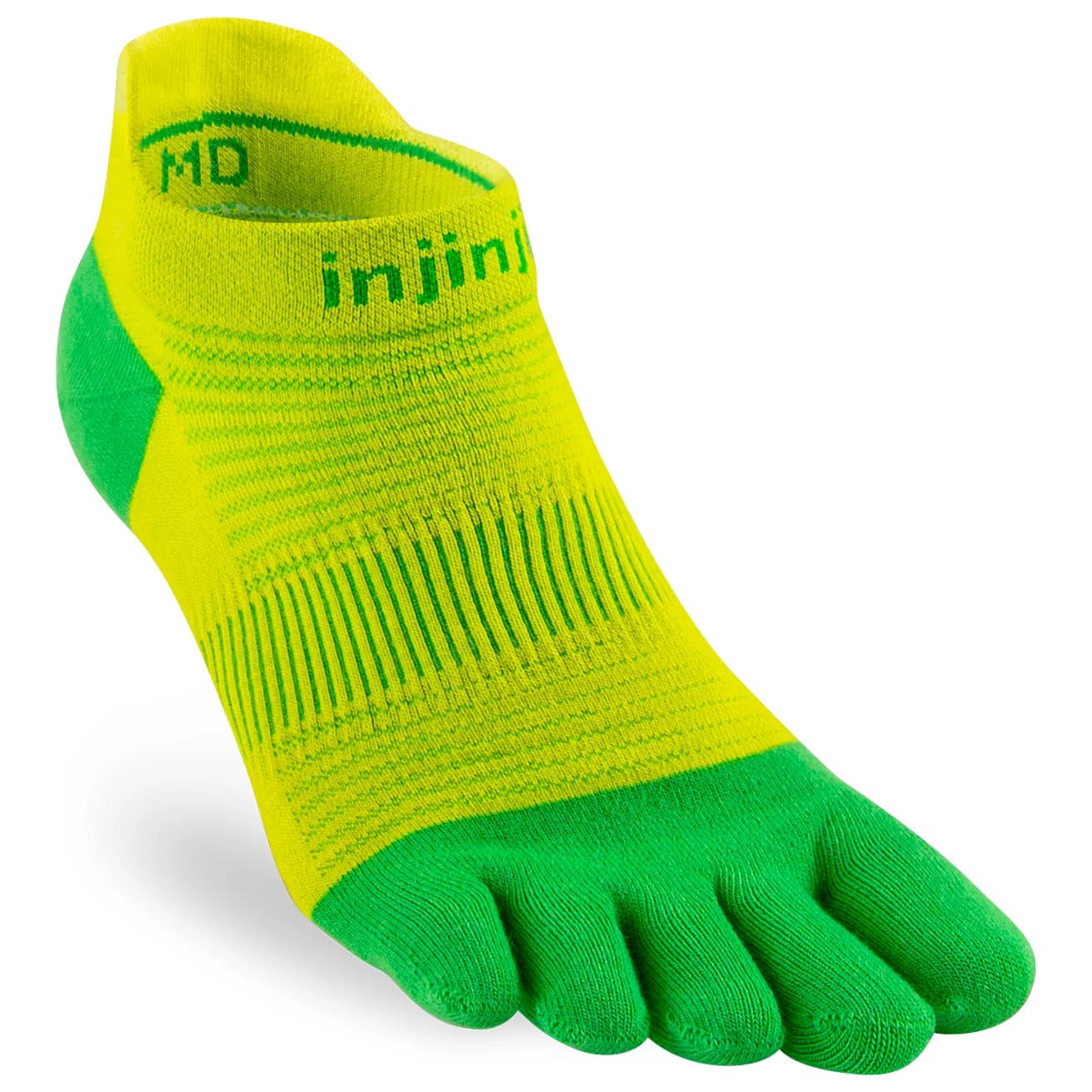 Чорапи за бягане Injinji Run Lightweight No-Show Running socks - Clover