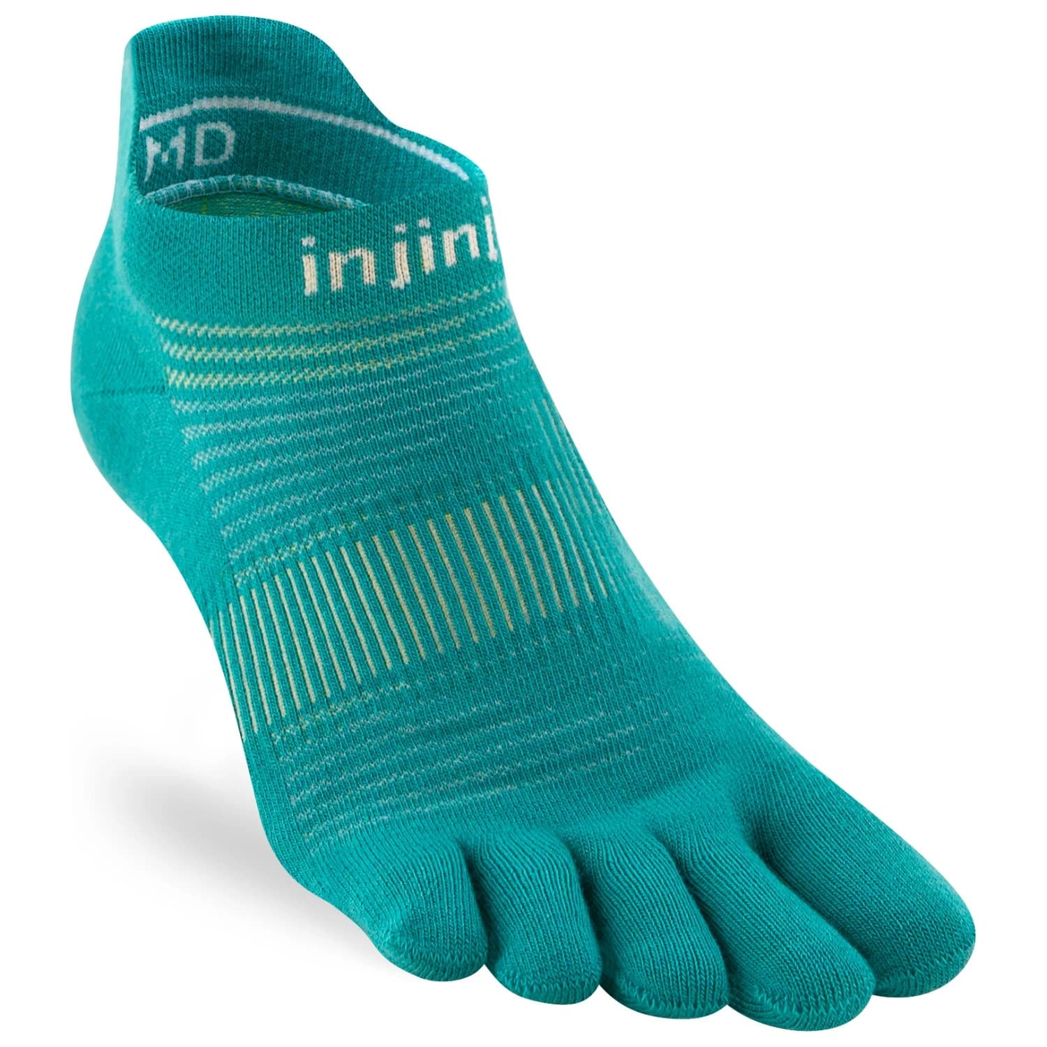 Чорапи за бягане Injinji Run Lightweight No-Show Running socks - Atlantis