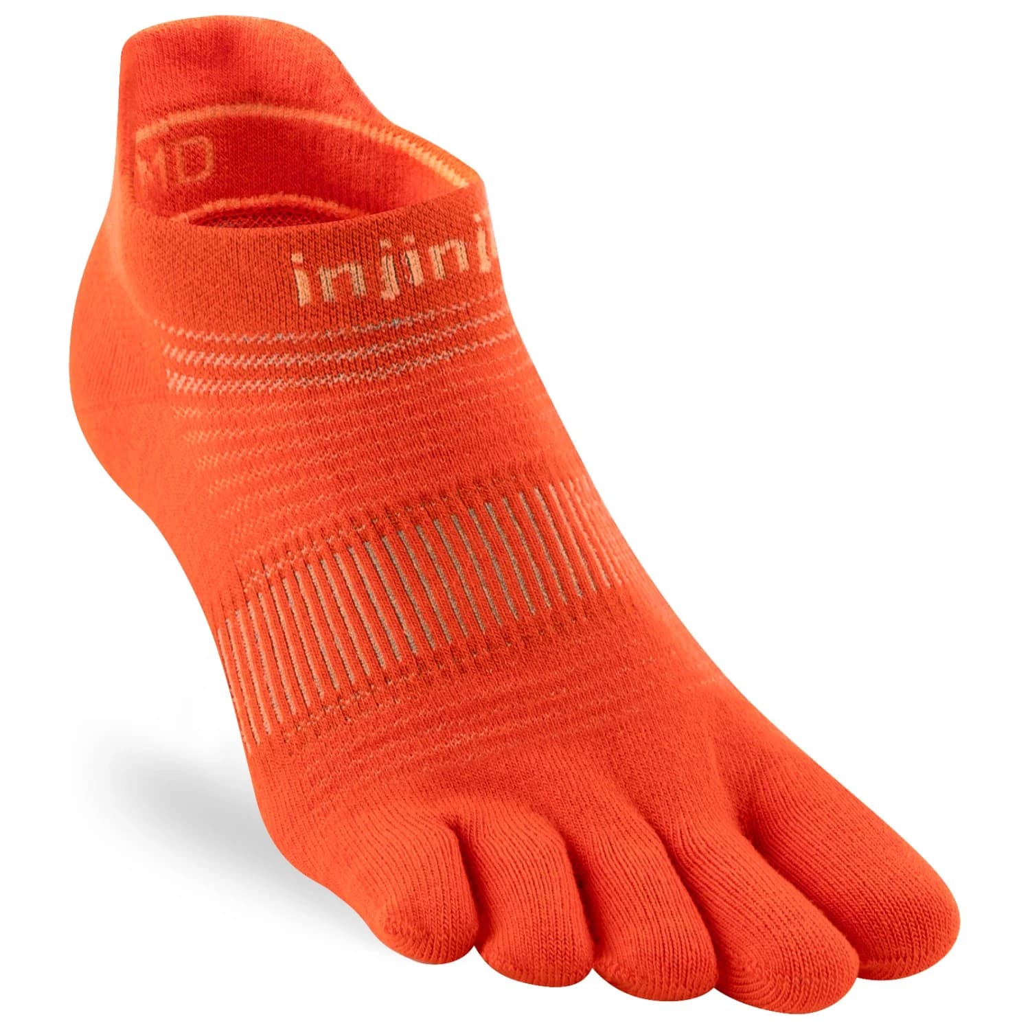 Чорапи за бягане Injinji Run Lightweight No-Show Running socks - Flame