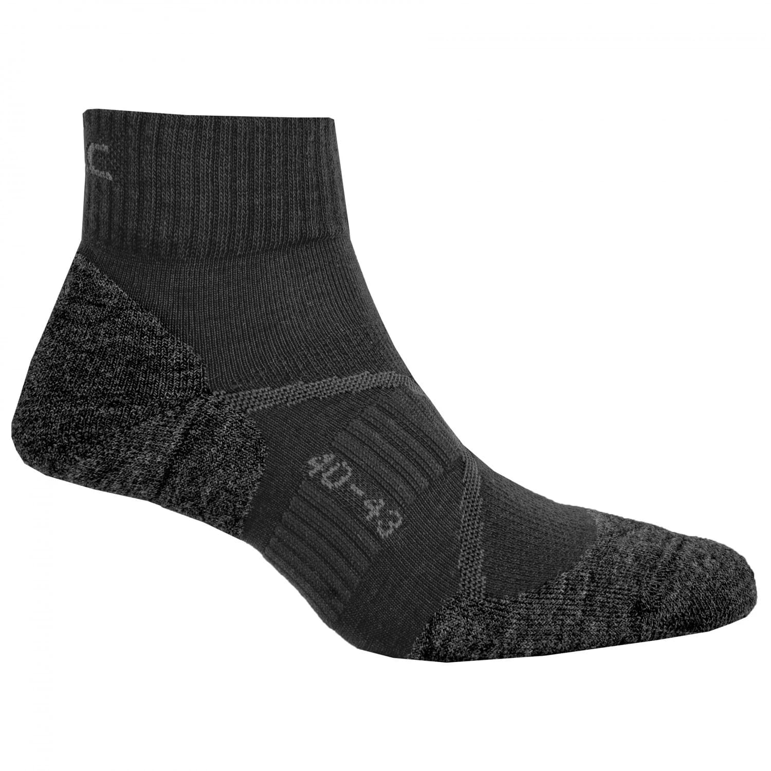 Туристически чорапи P.A.C. TR 1.2 Trekking Merino Short Cool Walking socks - Anthracite