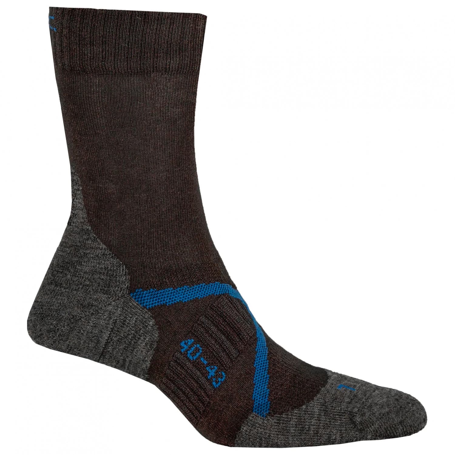 Дамски туристически чорапи P.A.C. Women's TR 3.2 Trekking Merino Light Walking socks - Anthracite / Navy