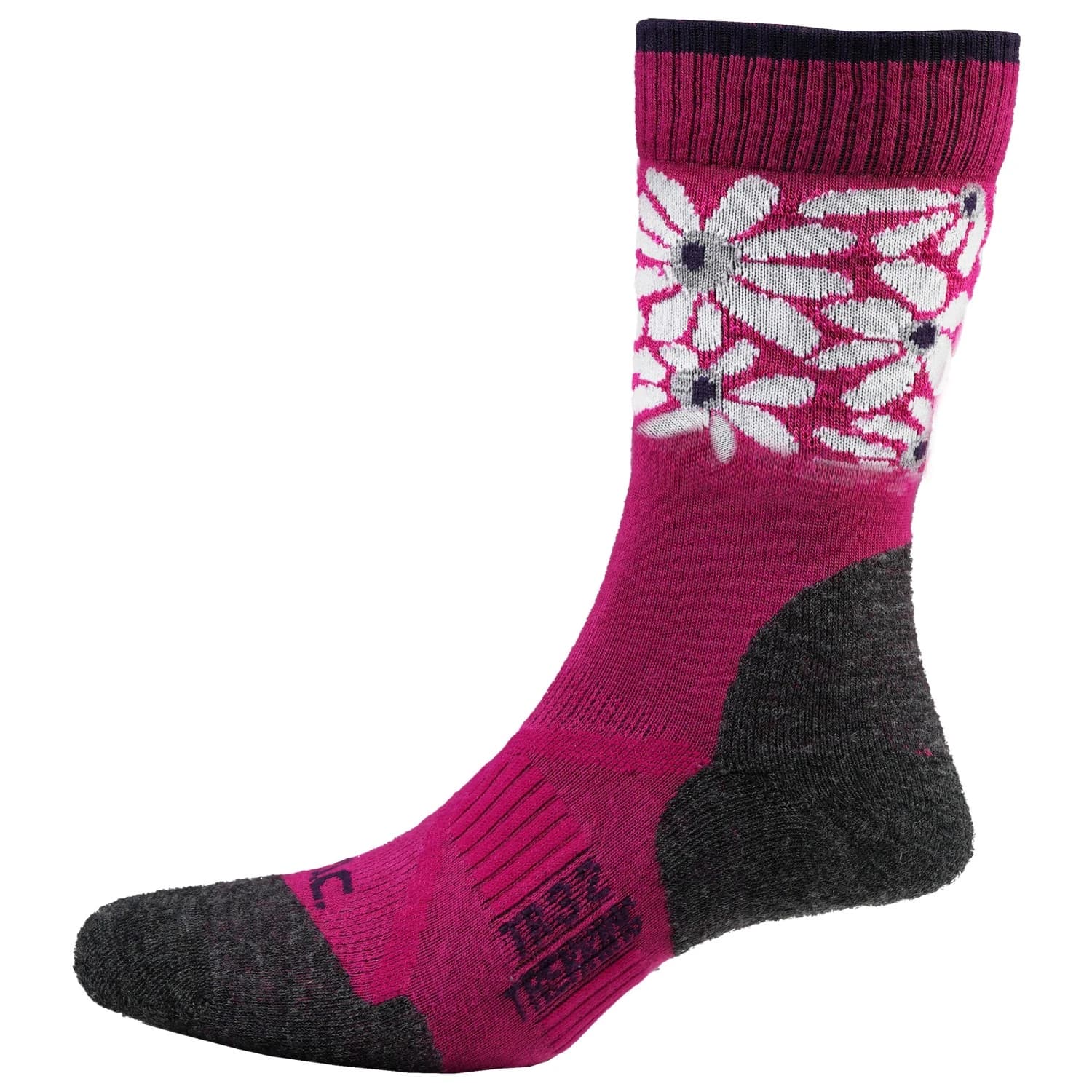 Дамски туристически чорапи P.A.C. Women's TR 3.2 Trekking Merino Light Walking socks - Berry / Flora
