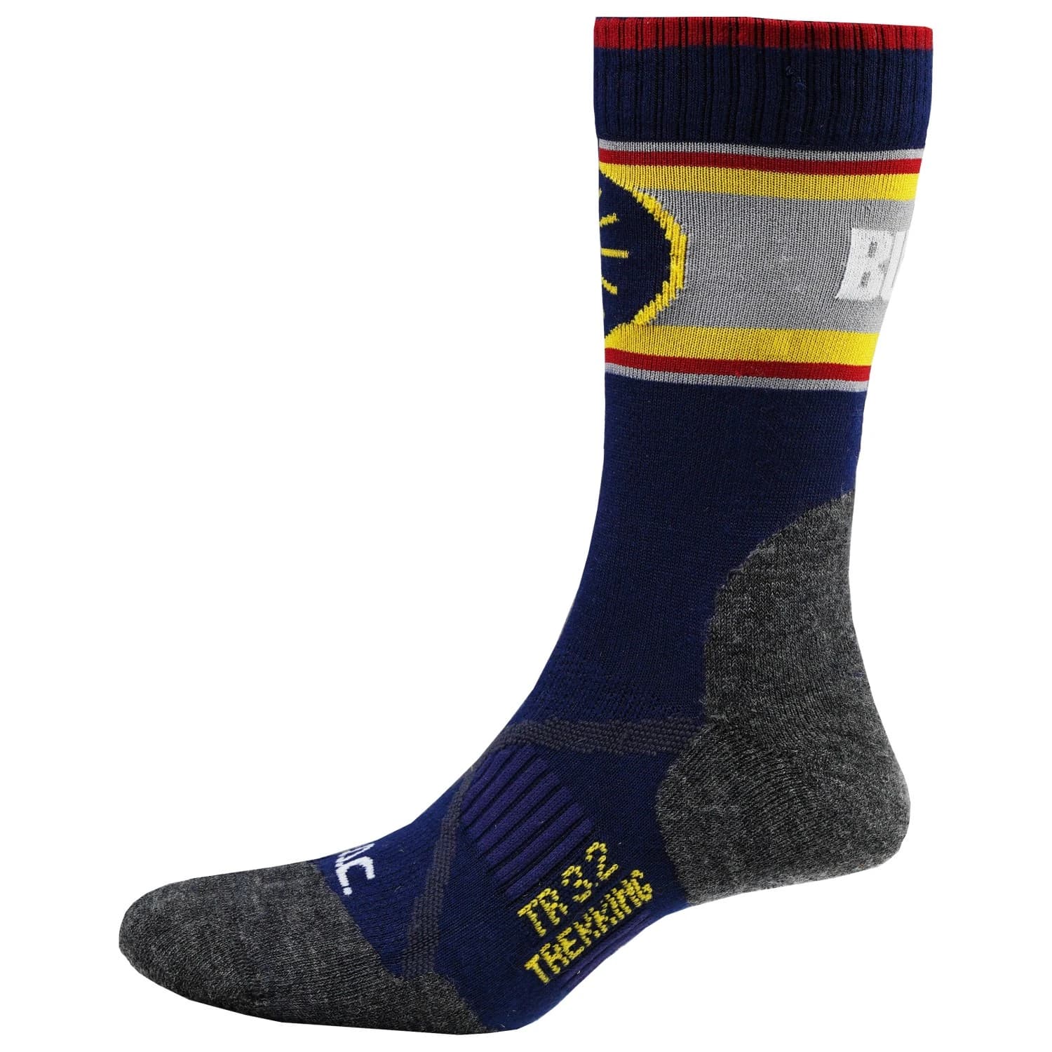 Дамски туристически чорапи P.A.C. Women's TR 3.2 Trekking Merino Light Walking socks - Navy / Jakobsweg