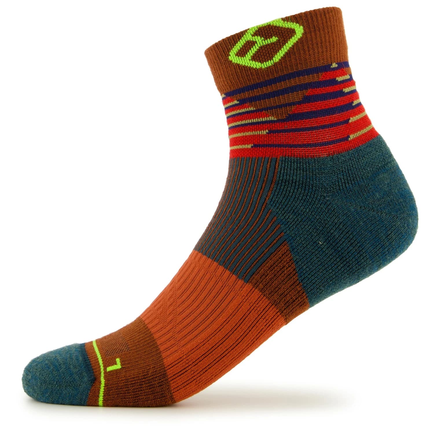 Мъжки туристически чорапи Ortovox All Mountain Quarter Socks Merino socks - Clay Orange