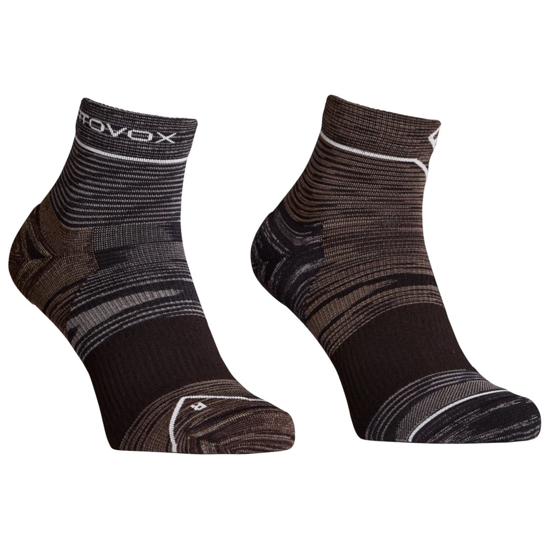 Мъжки туристически чорапи Ortovox Alpine Quarter Socks Merino socks - Dark Chestnut