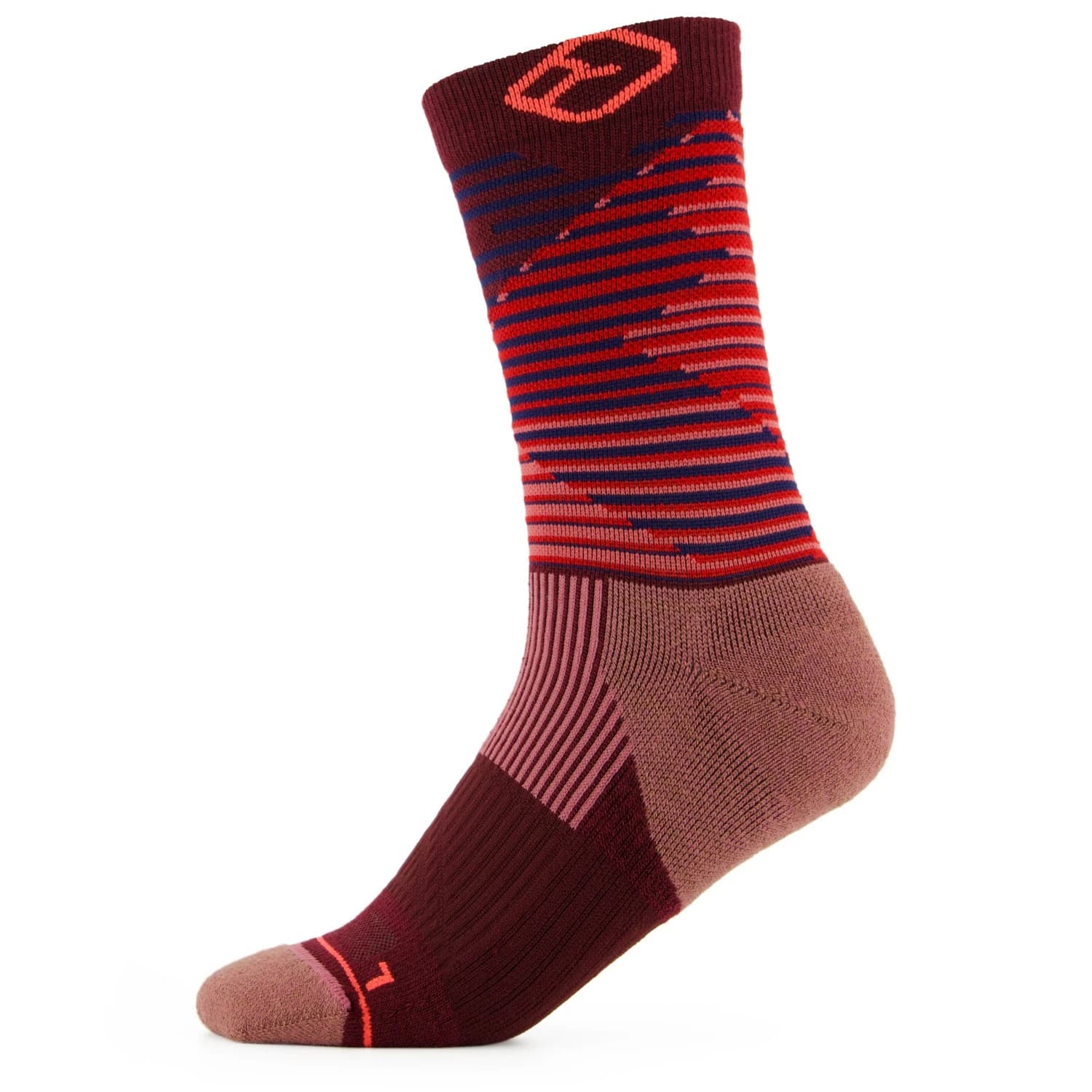 Дамски туристически чорапи Ortovox Women's All Mountain Mid Socks Merino socks - Winetasting