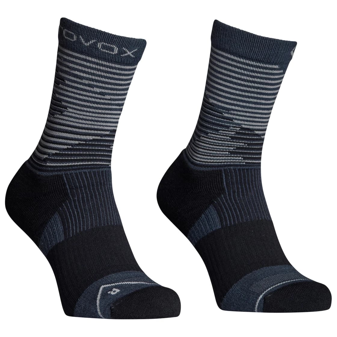 Дамски туристически чорапи Ortovox Women's All Mountain Mid Socks Merino socks - Black Raven