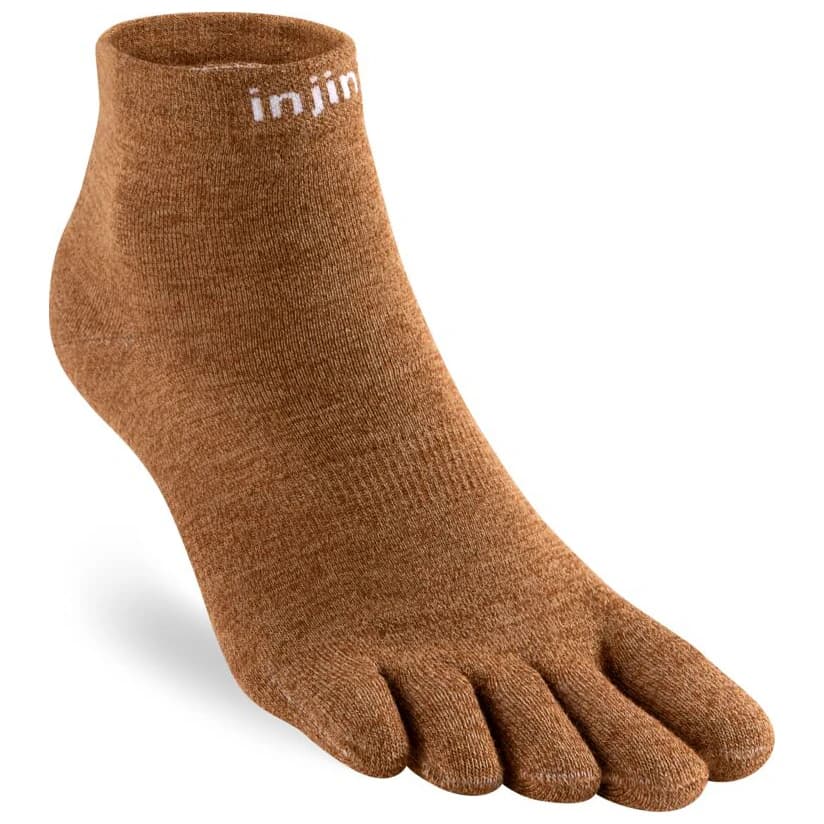 Спортни чорапи Injinji Liner Mini-Crew Sports socks - Elk