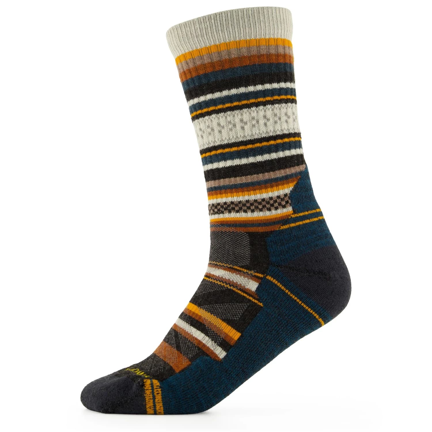 Туристически чорапи Smartwool Hike Light Cushion Panorama Crew Walking socks - Charcoal