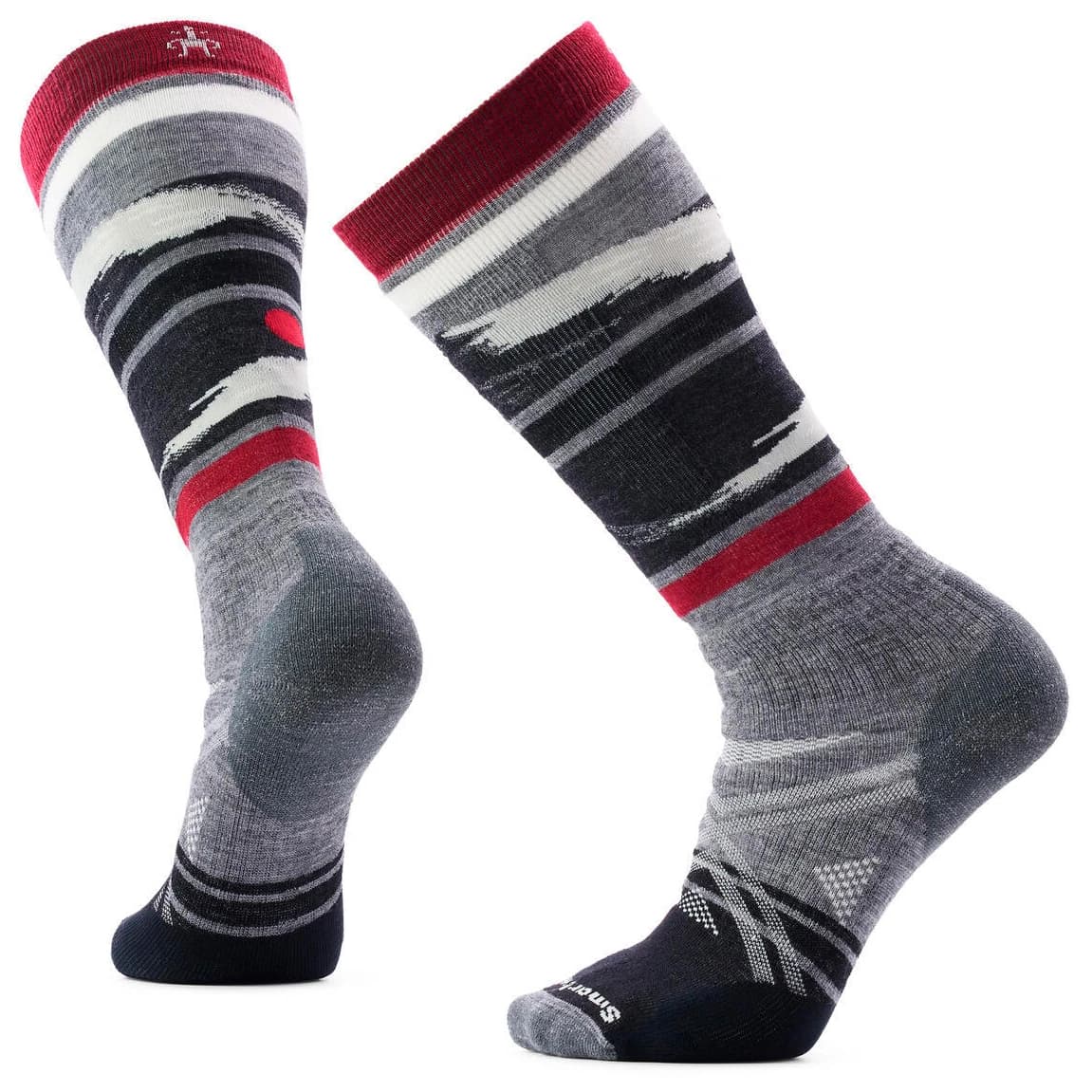 Ски чорапи Smartwool Ski Full Cushion Midnight Ski Pattern OTC Ski socks - Medium Gray