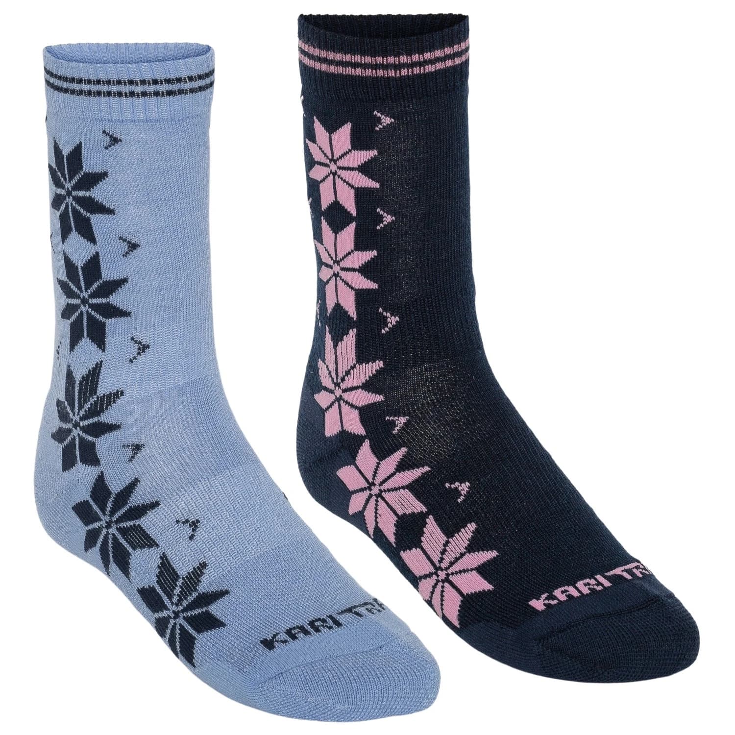 Мериносови чорапи Kari Traa Women's Vinst Wool Sock 2 Pack Merino socks - Dark Navy Blue