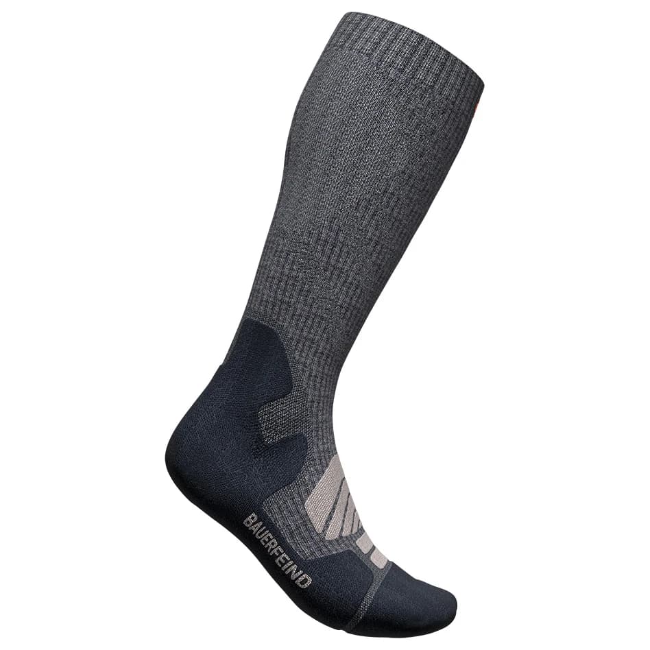 Мъжки туристически чорапи Bauerfeind Sports Outdoor Merino Compression Socks Compression socks - Lava Grey