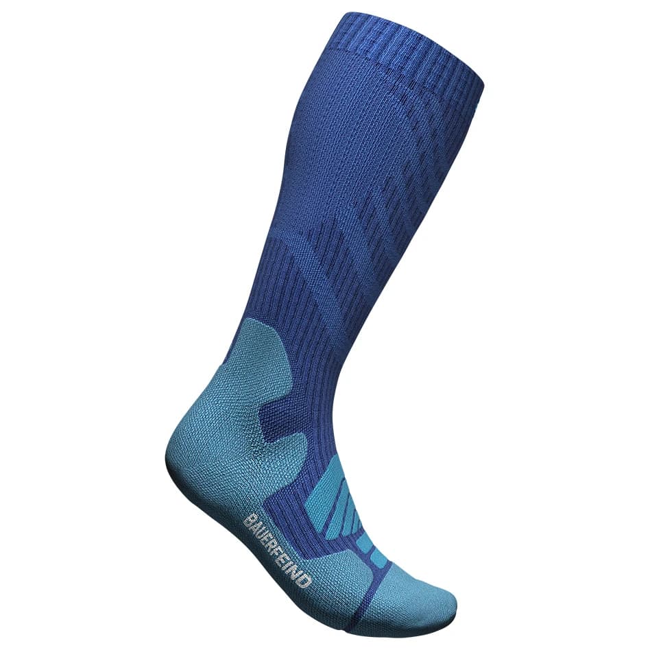 Мъжки туристически чорапи Bauerfeind Sports Outdoor Merino Compression Socks Compression socks - Ocean Blue