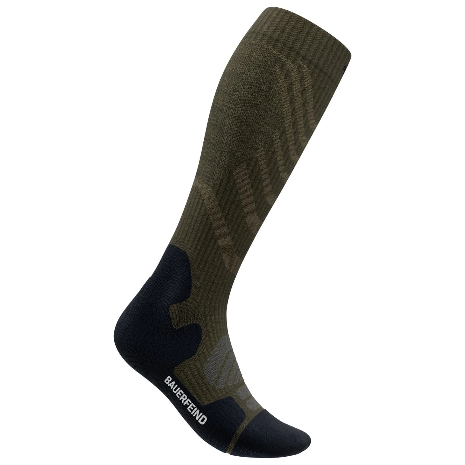 Мъжки туристически чорапи Bauerfeind Sports Outdoor Merino Compression Socks Compression socks - Moss Green
