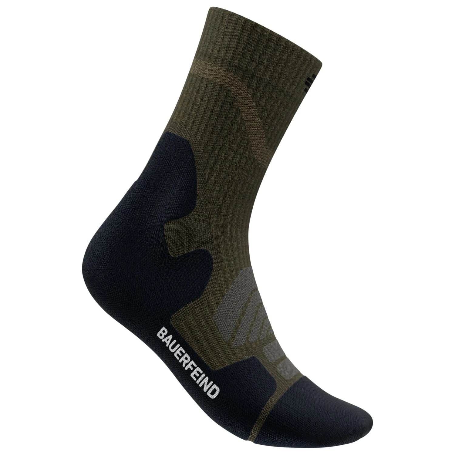 Мъжки туристически чорапи Bauerfeind Sports Outdoor Merino Mid Cut Socks Walking socks - Moss Green