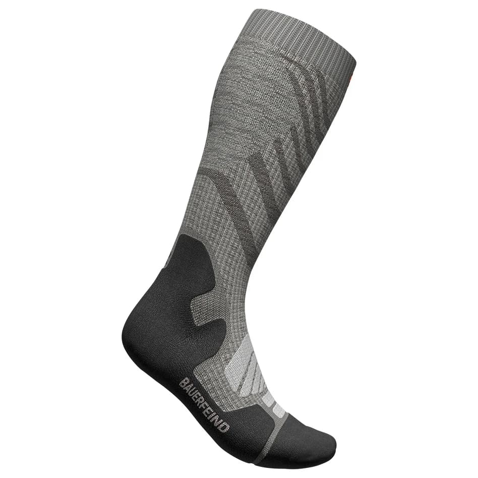 Дамски туристически чорапи Bauerfeind Sports Women's Outdoor Merino Compression Socks Compression socks - Stone Grey