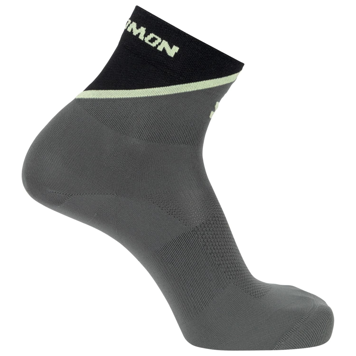 Чорапи за бягане Salomon Pulse Ankle Running socks - Urban Chic / Black / Lime Cream
