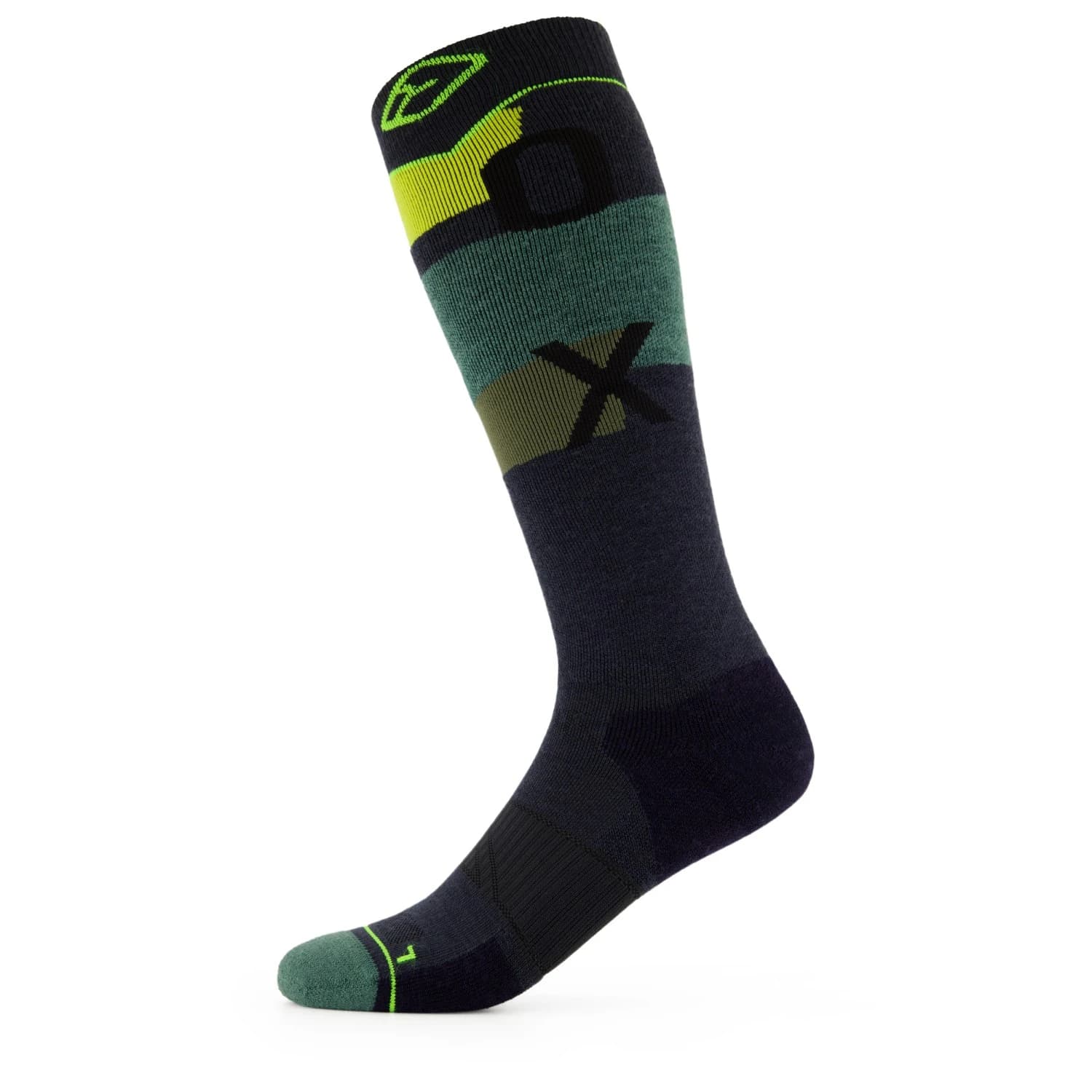 Ски чорапи Ortovox Freeride Long Socks Cozy Ski socks - Black Steel