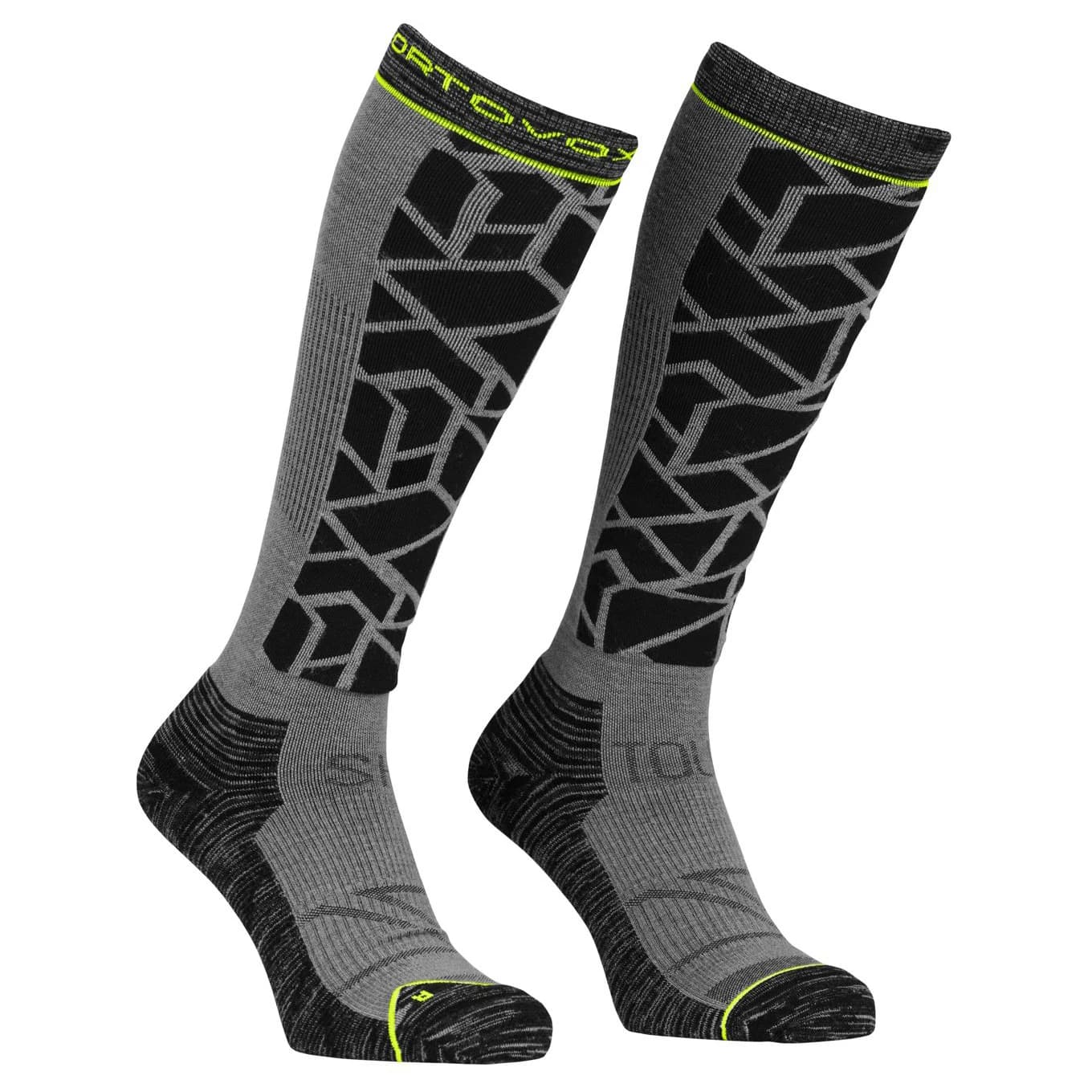 Ски чорапи Ortovox Ski Tour Comp Long Socks Ski socks - Black Raven