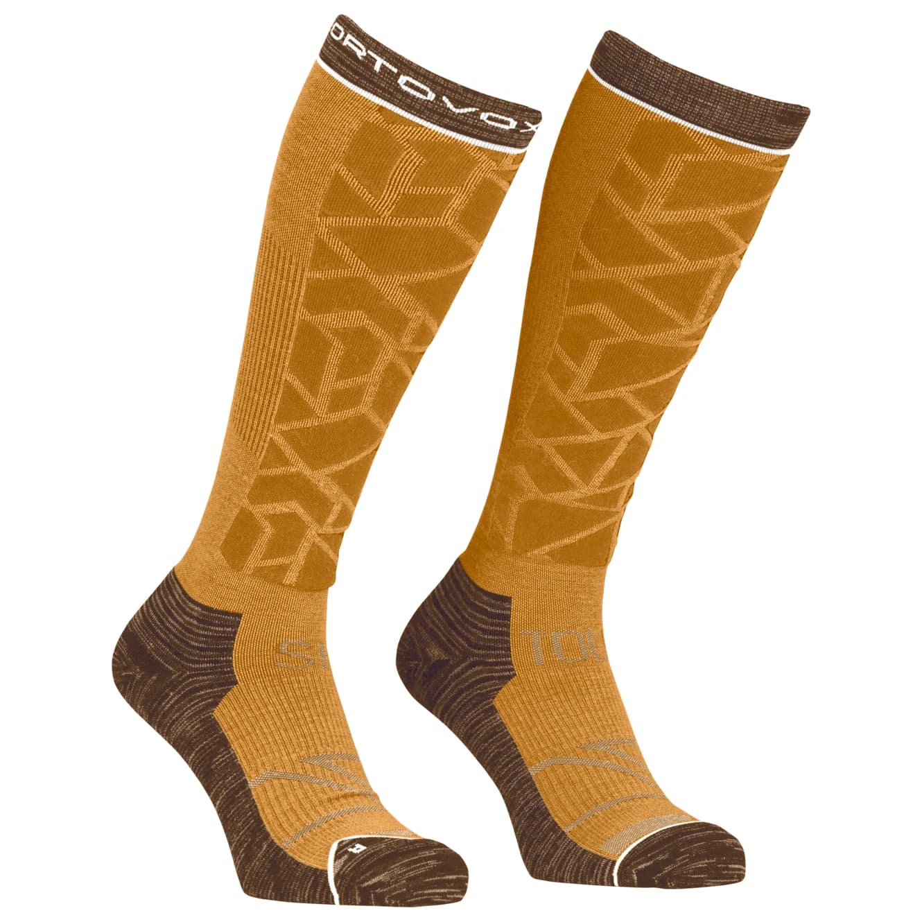 Ски чорапи Ortovox Ski Tour Comp Long Socks Ski socks - Dark Cumin