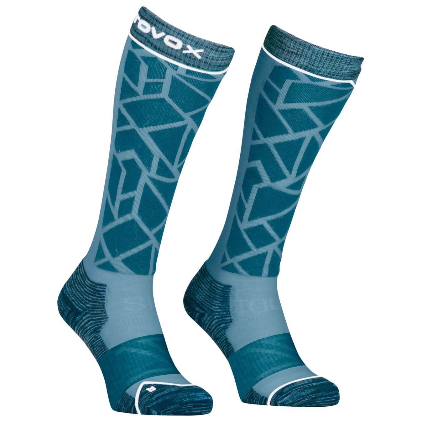 Ски чорапи Ortovox Women's Ski Tour Comp Long Socks Ski socks - Blue Nunatak