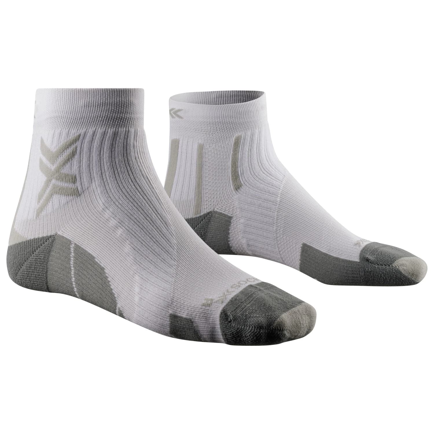 Чорапи за бягане X-Socks Run Perform Ankle Running socks - Arctic White / Pearl Grey