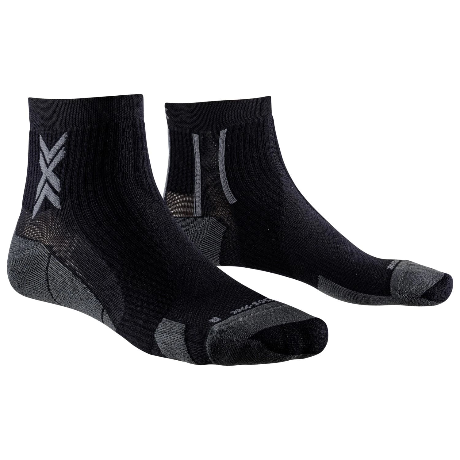 Чорапи за бягане X-Socks Run Perform Ankle Running socks - Black / Charcoal