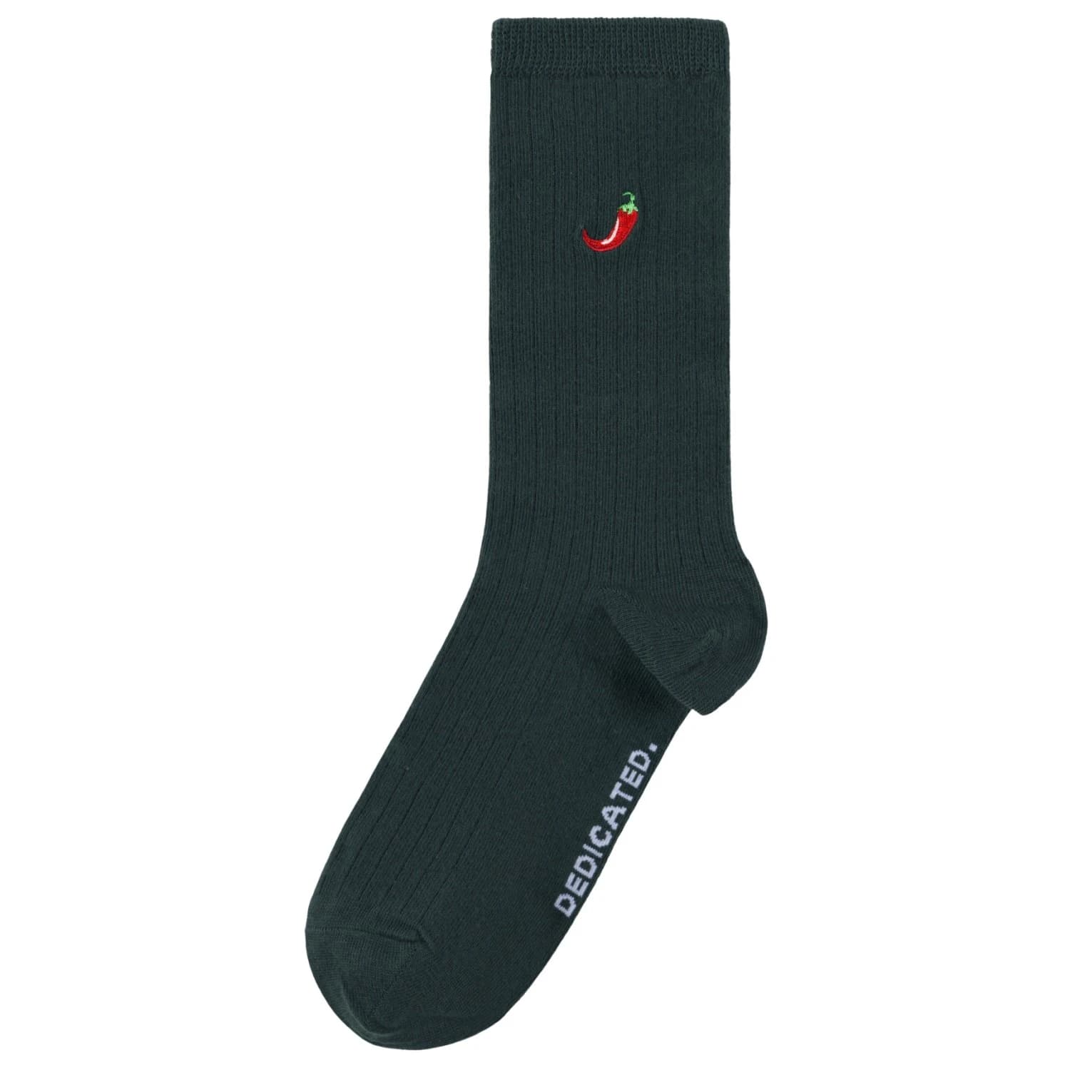 Спортни чорапи Dedicated Rib Socks Knivsta Chili Sports socks - Dark Green