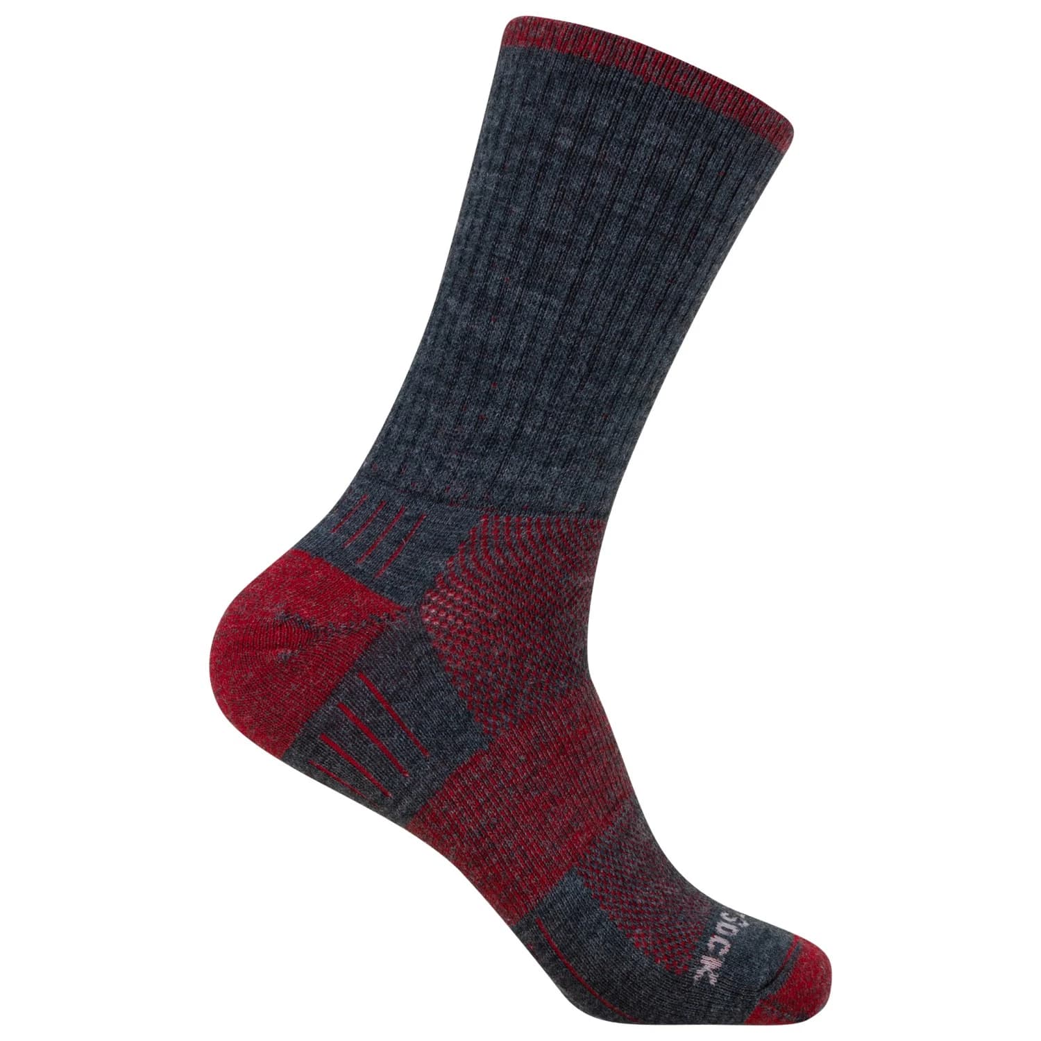 Туристически чорапи Wrightsock Escape Merino Crew Sports socks - Grey Fire
