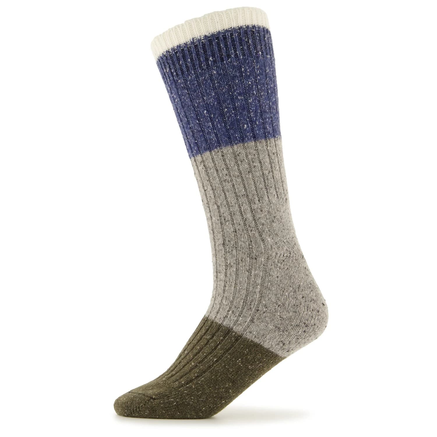 Спортни чорапи Alpacasocks&Co Merino Block Sports socks - Latte / Blue / Grey / Dark Green