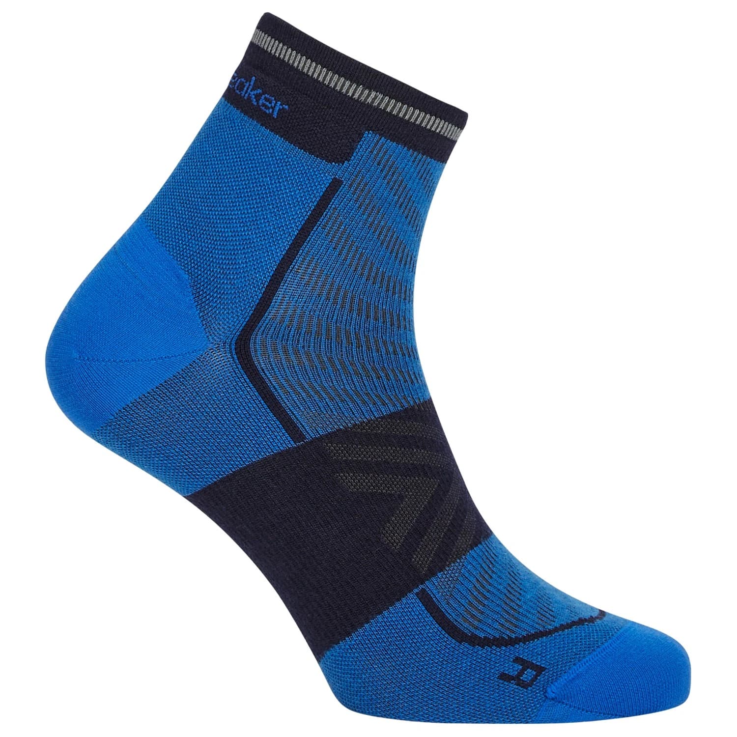Мъжки чорапи за бягане Icebreaker Merino Run+ Ultralight Mini Running socks - Lazurite / Midnight Navy
