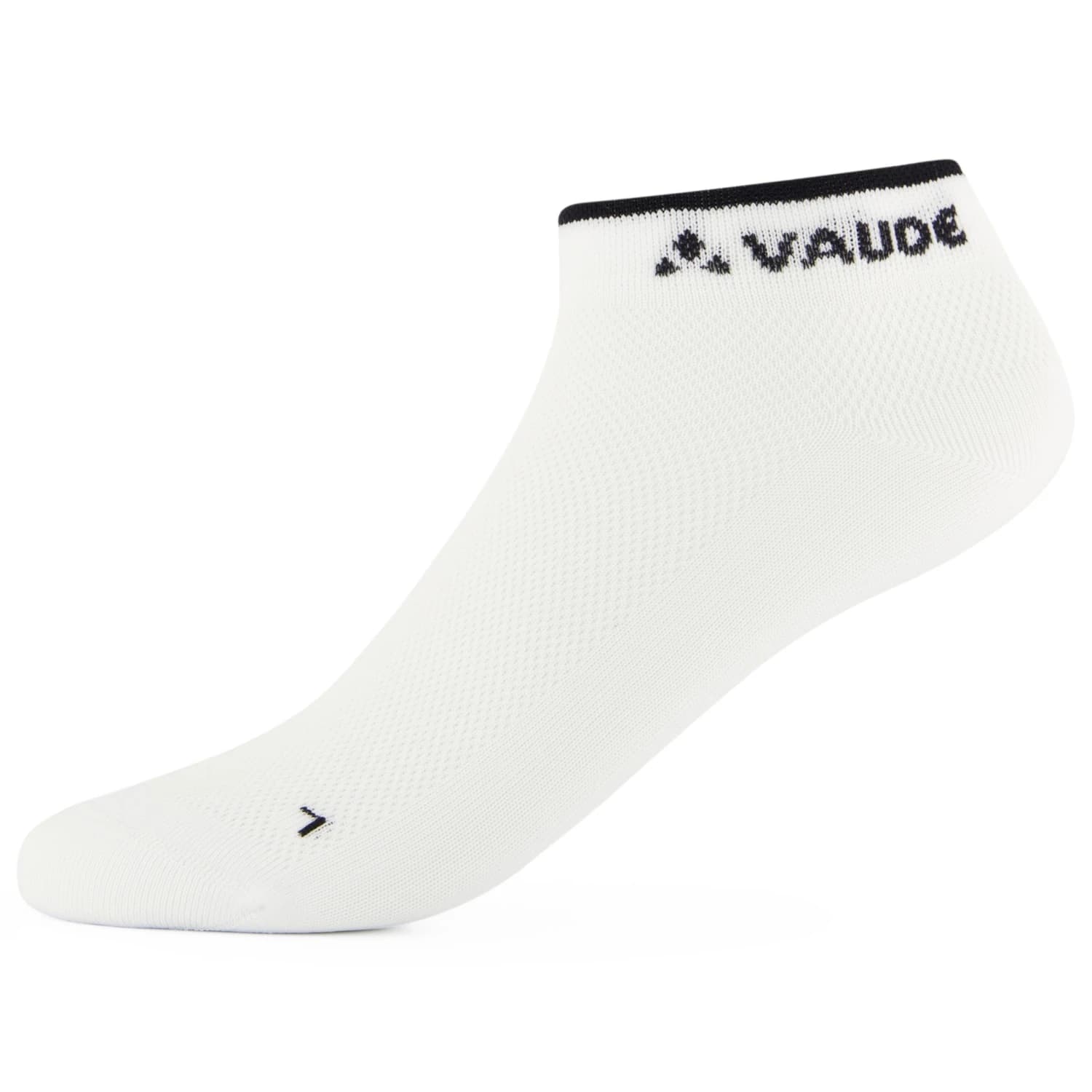 Чорапи за колоездене Vaude Bike Footies II Cycling socks - White